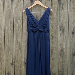 Sleeveless Long Mesh Maternity Dress